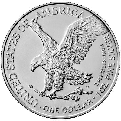2021 american eagle silver one ounce bullion coin reverse new